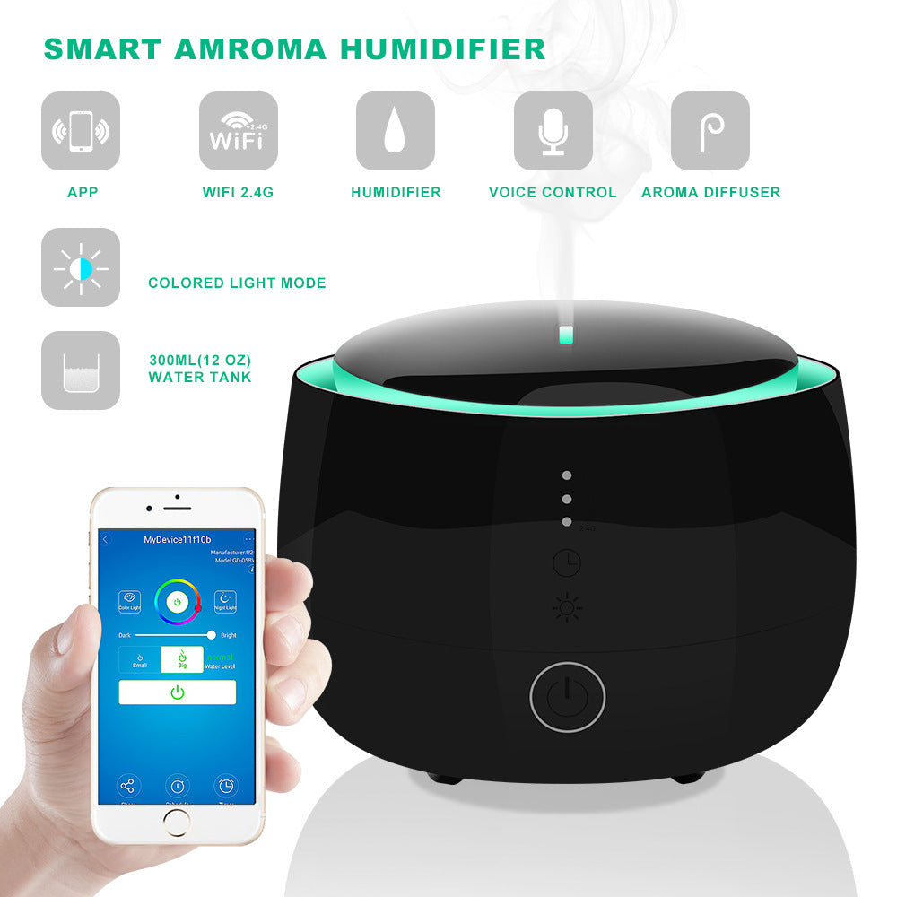 GlowMist™ Smart Aromatherapy Humidifier & Diffuser with WiFi & Voice Control