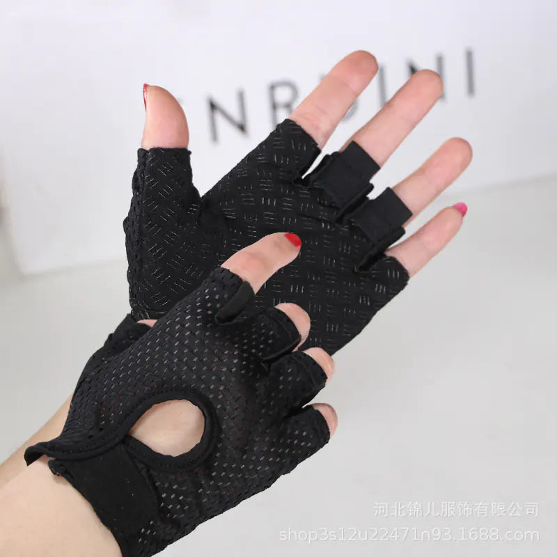 FitGear™ Half-Finger Fitness Gloves – Breathable, Durable & Protective