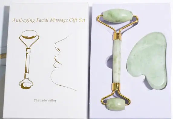 GlowLift™ Jade Roller & Gua Sha Sculpting Set