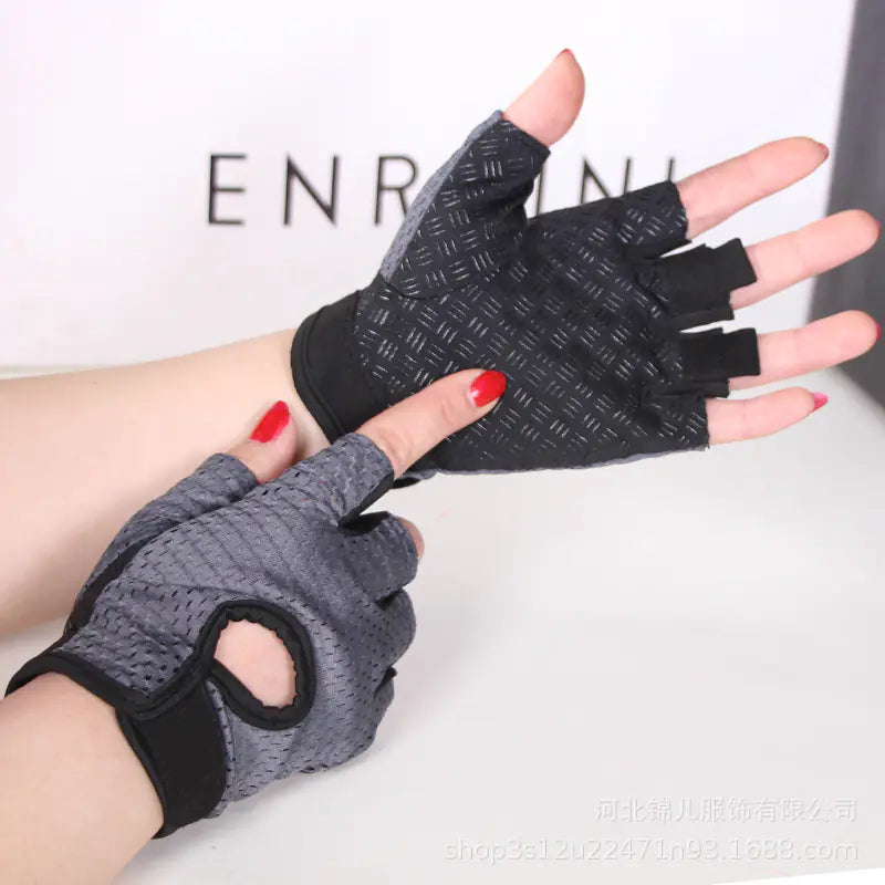 FitGear™ Half-Finger Fitness Gloves – Breathable, Durable & Protective