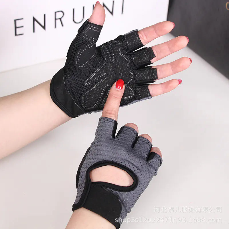 FitGear™ Half-Finger Fitness Gloves – Breathable, Durable & Protective