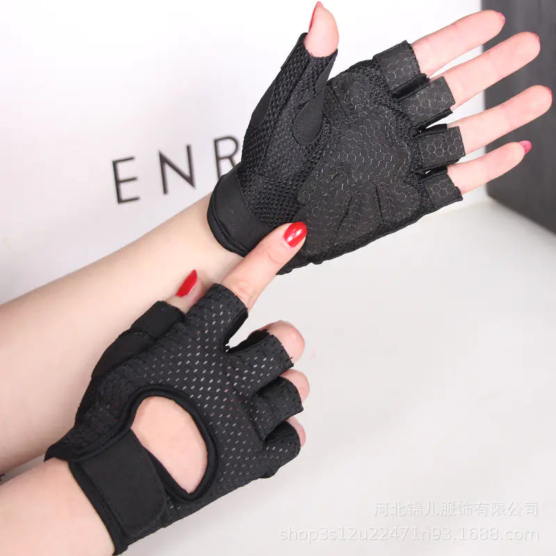 FitGear™ Half-Finger Fitness Gloves – Breathable, Durable & Protective