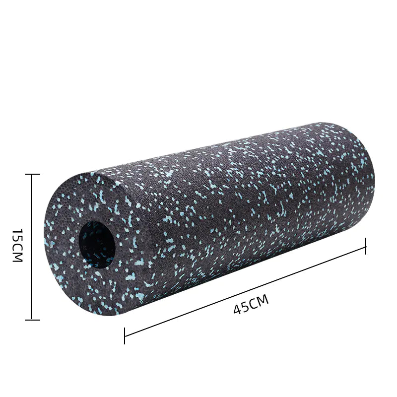 GlowRoll™ High-Density Deep Tissue Foam Roller – Compact 30cm & Full-Length 45cm Recovery Tool