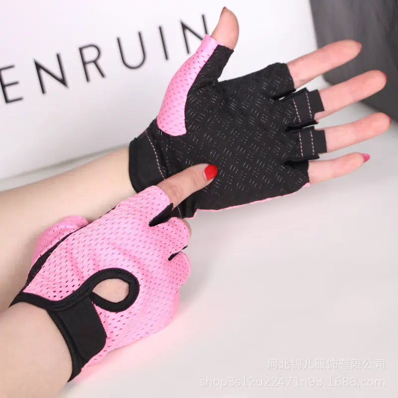 FitGear™ Half-Finger Fitness Gloves – Breathable, Durable & Protective