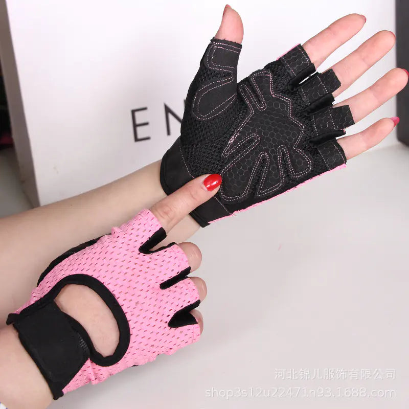 FitGear™ Half-Finger Fitness Gloves – Breathable, Durable & Protective