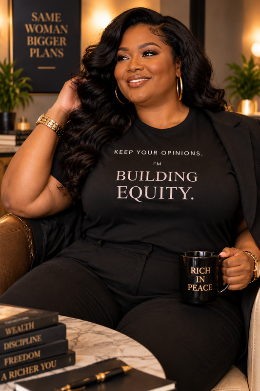 Keep Your Opinions. I’m Building Equity. Tee