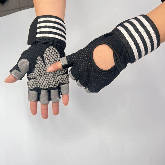 FitGear™ Half-Finger Fitness Gloves – Breathable, Durable & Protective