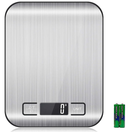GlowUp™ Digital Food Scale – Precision Stainless Steel for Meal Prep & Portion Control