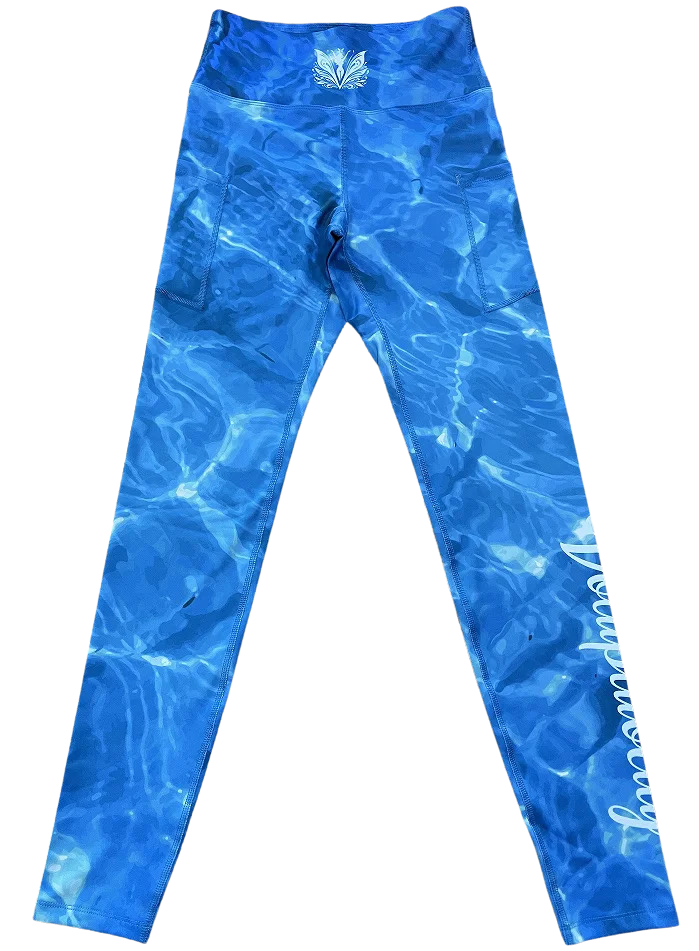 Matching EmpowerFit™ high-waisted leggings in the original blue print