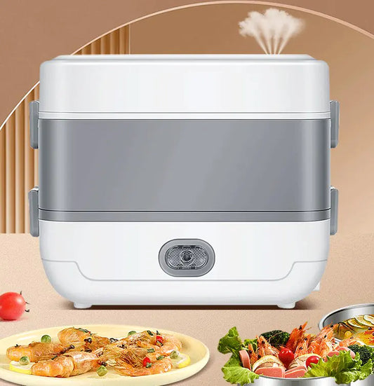 GlowHeat™ Portable Electric Heating Lunch Box (Single & Double Layer Options)